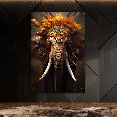 Foto art - Machtige olifant